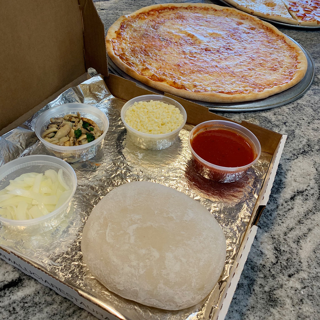 Pizza Kits Dough, Cheese and Sauce